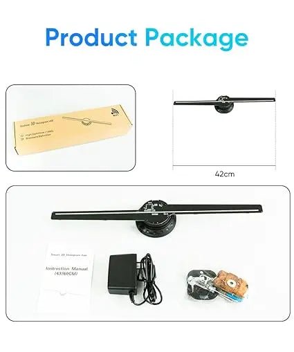 3D Hologram fan - shopzykart