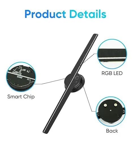 3D Hologram fan - shopzykart