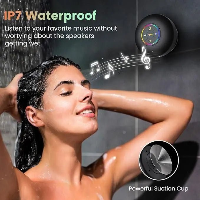 AquaBeat™ RGB Shower Bluetooth Speaker - shopzykart