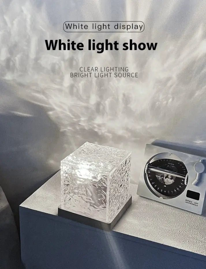 CrystalGlow™ Acrylic Cube Lamp - shopzykart