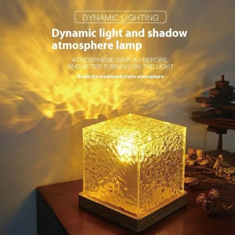 CrystalGlow™ Acrylic Cube Lamp - shopzykart