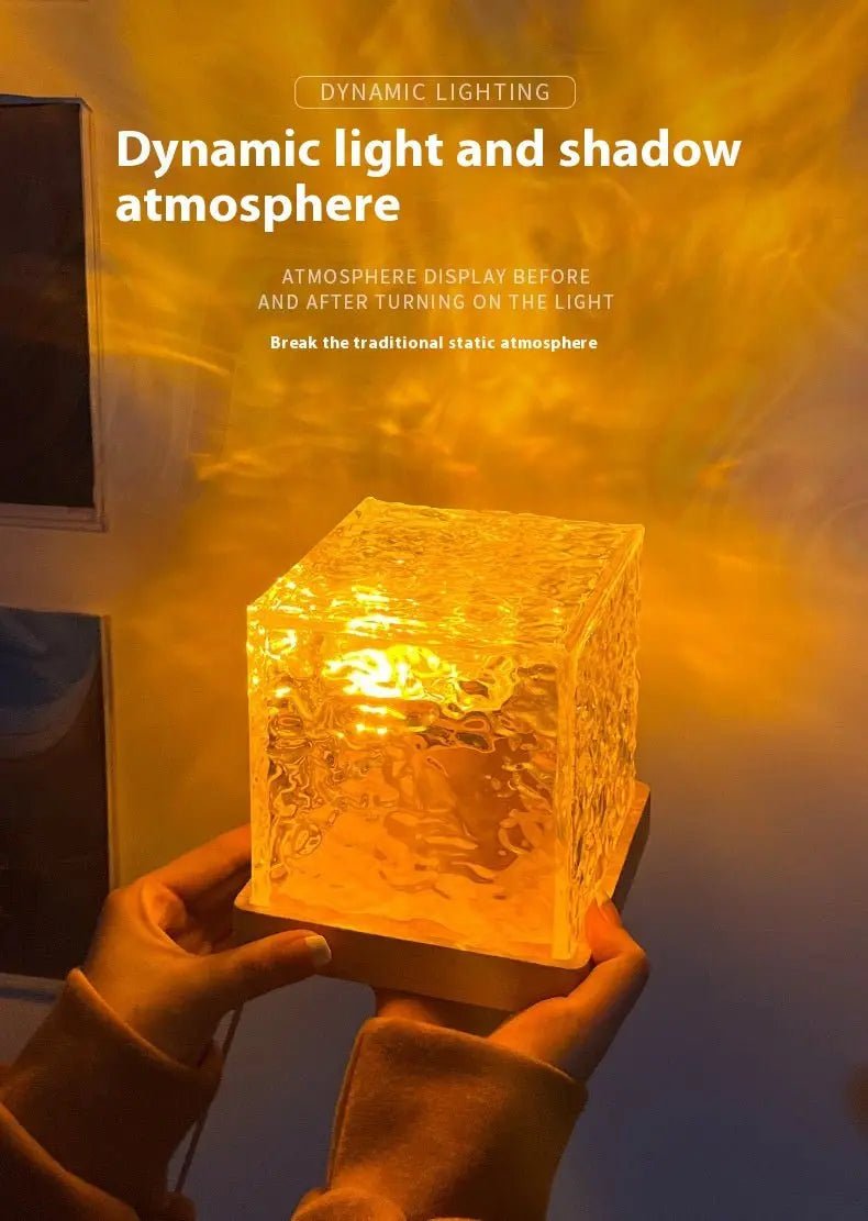 CrystalGlow™ Acrylic Cube Lamp - shopzykart