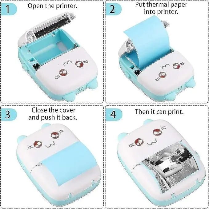 Kawaii Mini Thermal pocket Printer - shopzykart