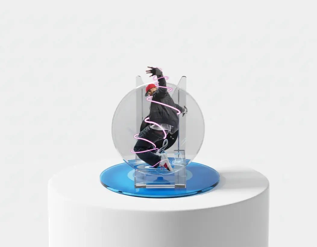 Mini 3D Hologram fan - shopzykart