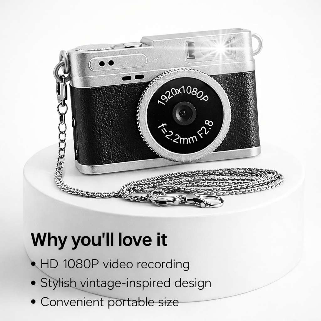 PocketSnap™ Mini 1080p Travel Camera - shopzykart